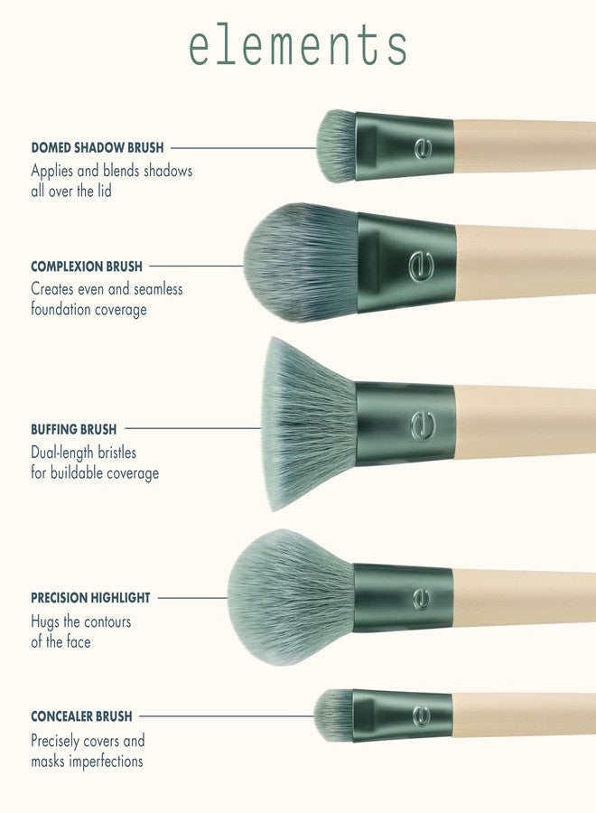 Eco Tools Supernatural Face Makeup Brush Kit - Image 4