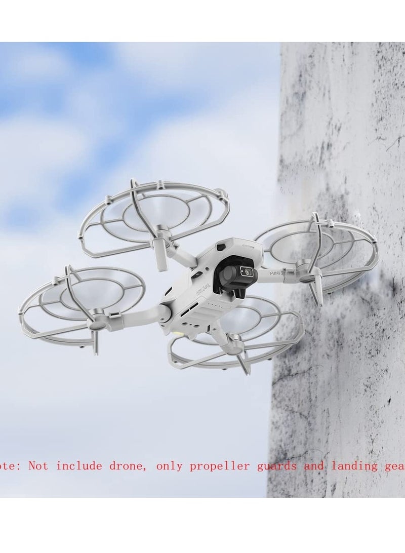 SOLARAE حراس المروحة وأرجل تمديد الهبوط القابلة للطي لطائرة DJI Mavic Mini 2 / SE، ملحقات الطائرات بدون طيار متوافقة مع DJI Mini 2، لـ DJI Mini SE، لملحقات غطاء طائرة Mavic Mini - Image 3