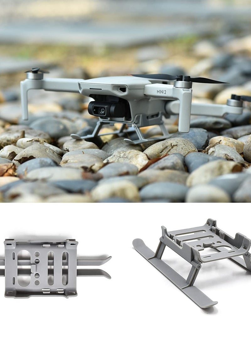 SOLARAE حراس المروحة وأرجل تمديد الهبوط القابلة للطي لطائرة DJI Mavic Mini 2 / SE، ملحقات الطائرات بدون طيار متوافقة مع DJI Mini 2، لـ DJI Mini SE، لملحقات غطاء طائرة Mavic Mini - Image 2