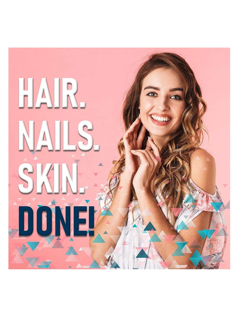 Biotin - Hair Skin & Nails Natural Fruit 60 Vegan Gummies - Image 1