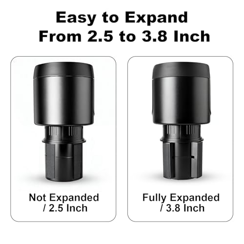 WishDirect Golf Cart Cup Holder Adapter, Universal Expandable Golf Cart Heater Holder Compatible with 16 Oz/1 Lb Propane Tank and Most Golf Carts - Image 4
