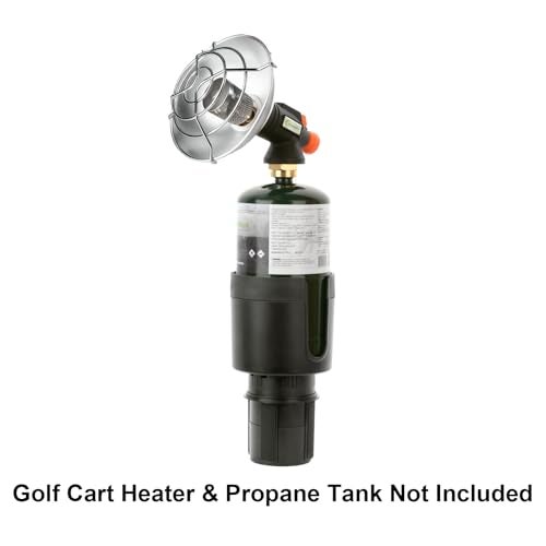 WishDirect Golf Cart Cup Holder Adapter, Universal Expandable Golf Cart Heater Holder Compatible with 16 Oz/1 Lb Propane Tank and Most Golf Carts - Image 2