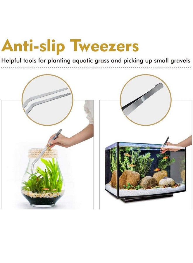 Western Era Aquarium 27Cm Curved Tweezer,Fish Tank Landscaping Pruning, Plant Trimming Tools, High Hardness, Toughness, Durable, Non-Deform & Fracture, Special Design, Stable, Easy To Hold, Clean - Image 2