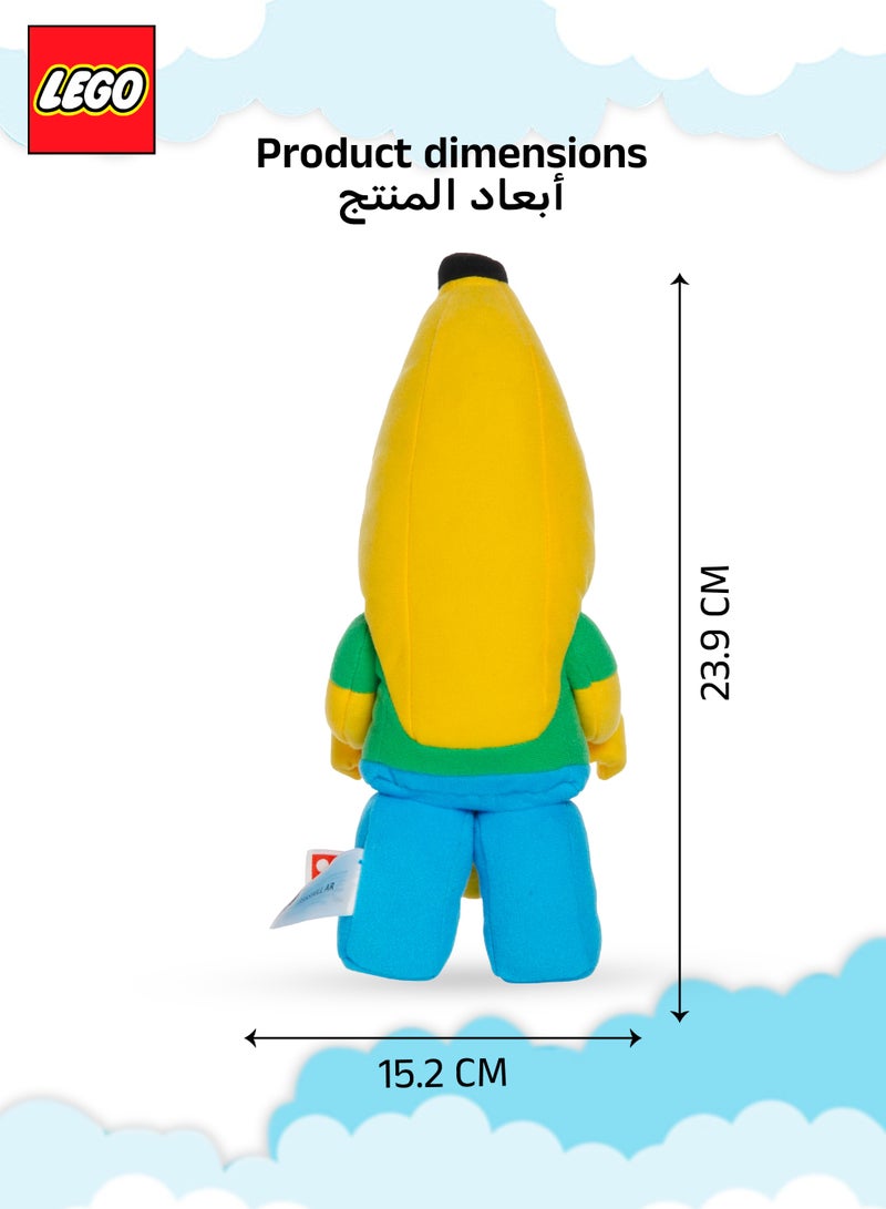 ليغو مانهاتن تويز ليجو رجل الموز الصغير، دمية شخصية محشوة ومرحة للأطفال، لعبة قابلة للجمع، ديكور غرفة، هدية للأولاد والبنات، مجسم 23.9 سم - Image 5