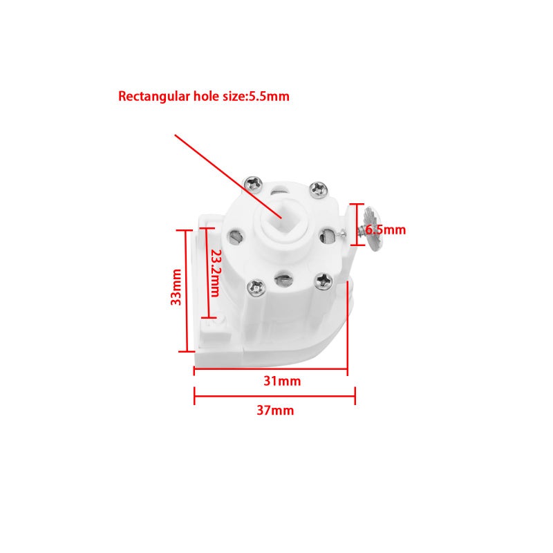 كريت آيديا إنشاء فكرة 2 مجموعات الستائر الرومانية وحدات آلية التحكم مع غطاء قطع الغيار الأثرية لثقب مركز الصيانة المسار العمياء 5.5 ملم - Image 4