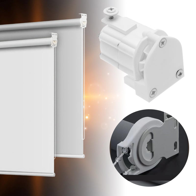 كريت آيديا إنشاء فكرة 2 مجموعات الستائر الرومانية وحدات آلية التحكم مع غطاء قطع الغيار الأثرية لثقب مركز الصيانة المسار العمياء 5.5 ملم - Image 2