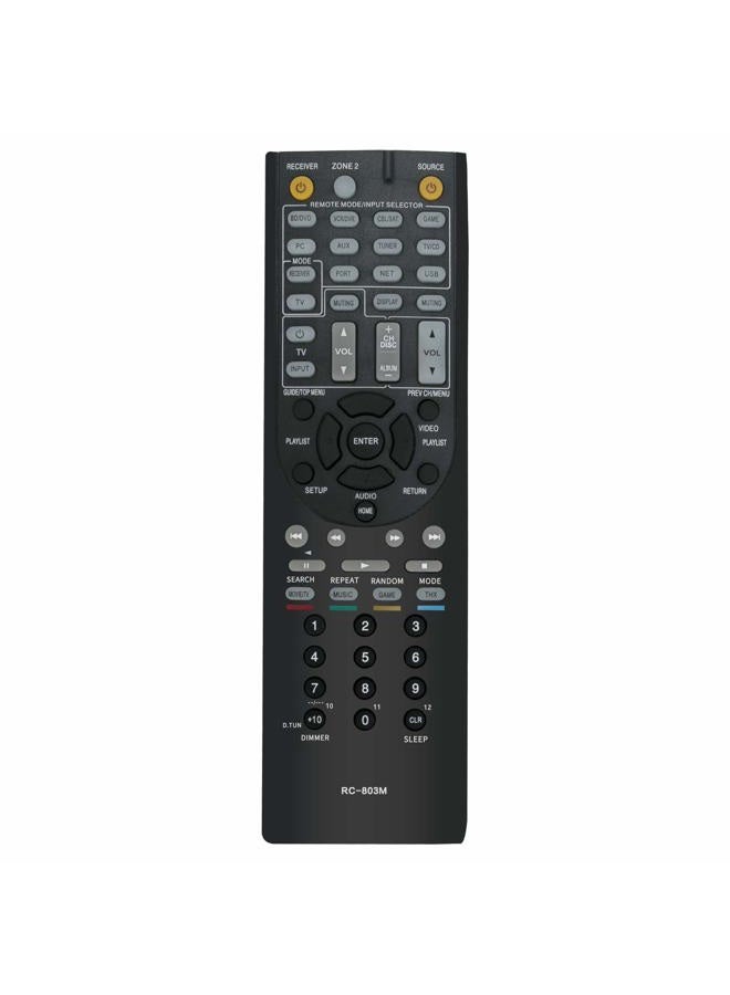 PERFASCIN RC-803M Replacement Remote Control fit for Onkyo AV Receiver Home Theater System HT-S8409 HT-S7409 TX-NR609 TX-NR609B - Image 1