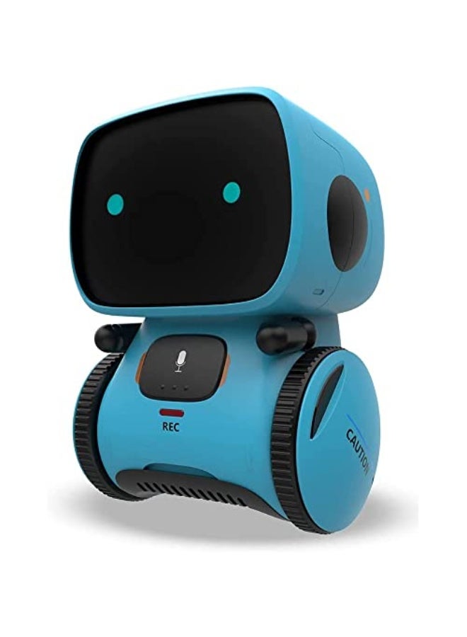 Robot Toy, Intelligent Talking Robot, Smart Robot with Voice Control and Touch Sensor, Sings, Dances, Repeats, Gift Toy for Kids 3 and up (Blue) - Image 1