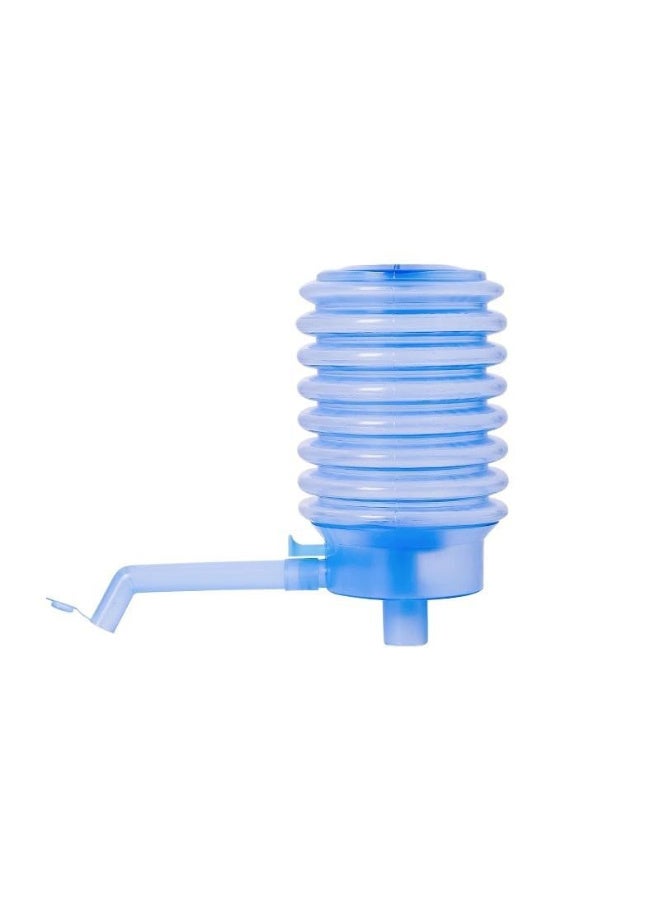 Manual Press Water Pump Dispenser for Large Bottled Water,  Blue