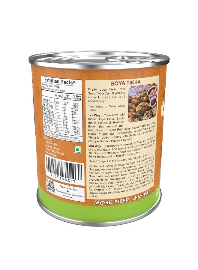 Desi Treat Achari Soya Tikka (Ready to Cook), 800g - Image 3