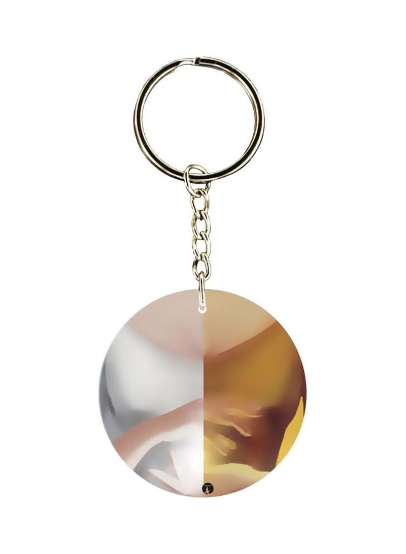 RKN Cartoon Themed Dual Sided Keychain