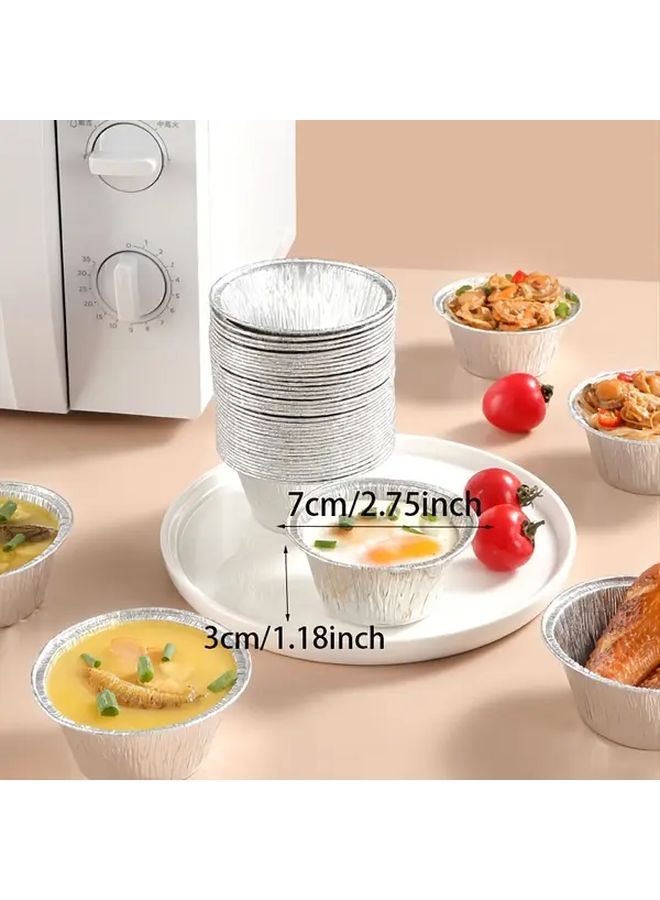 Reusable Aluminum Foil Liners Trays Plates Cups 25pcs Oven Air Fryer Safe Non Stick - Image 3