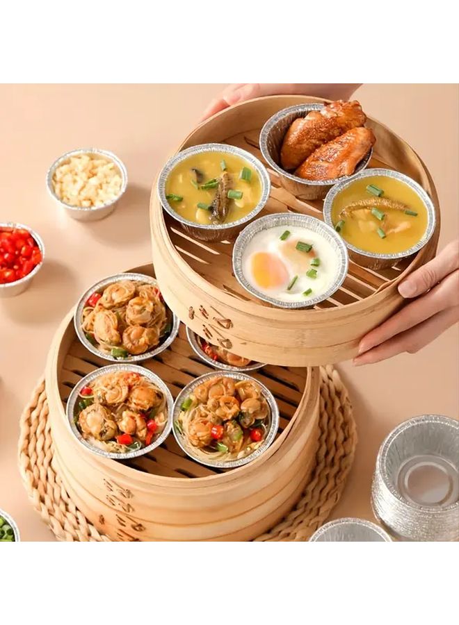 Reusable Aluminum Foil Liners Trays Plates Cups 25pcs Oven Air Fryer Safe Non Stick - Image 4