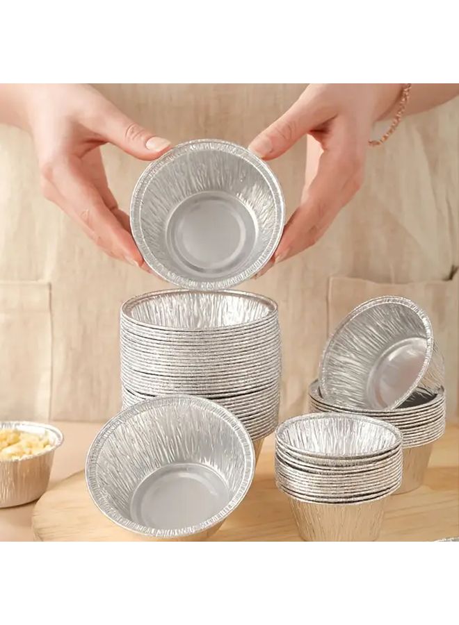 Reusable Aluminum Foil Liners Trays Plates Cups 25pcs Oven Air Fryer Safe Non Stick - Image 2