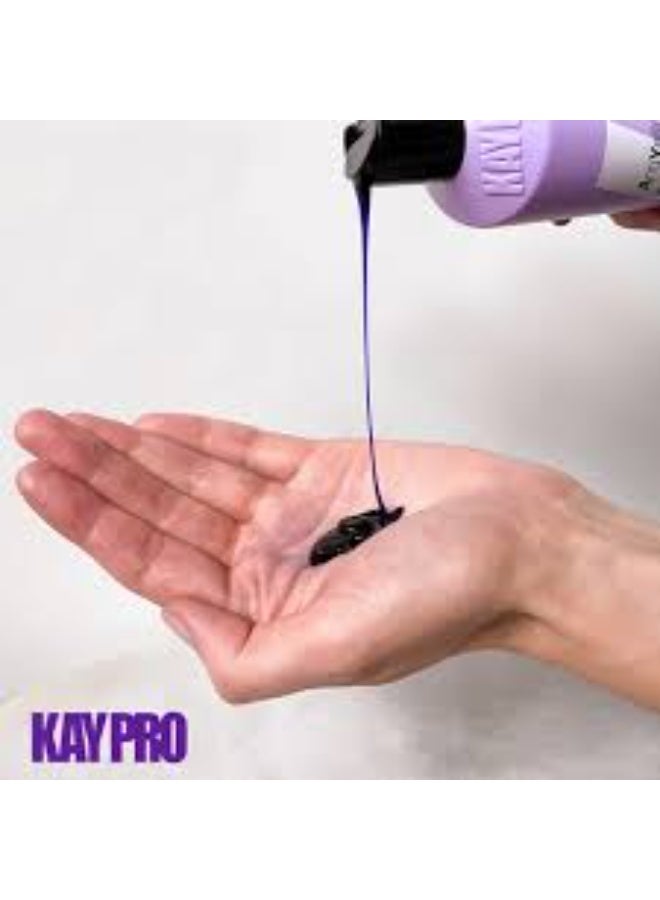 KayPro Anti-Yellow Shampoo for Grey & Lightened Hair 350ml - Image 4