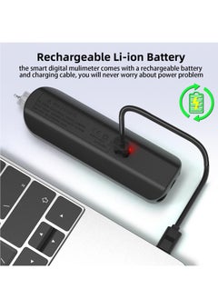 Generic Smart Digital Multimeter, Rechargeable Voltmeter, Capacitance Diode Current Resistance Continuity Frequency AC DC Voltage Tester  - Image 2