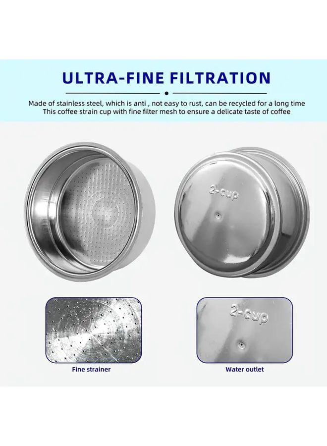 51mm Double Layer Portafilter Basket 2 01 Inch 3PCS Puck Screens for Espresso - Image 4