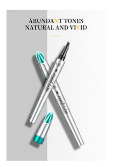 QIC Eyebrow Tattoo Pen Long Lasting 4 Tip Eyebrow Pen Smudgeproof Liquid Eyebrow Pencil Eye Makeup for Women and Girls No.04 Black  - Image 3
