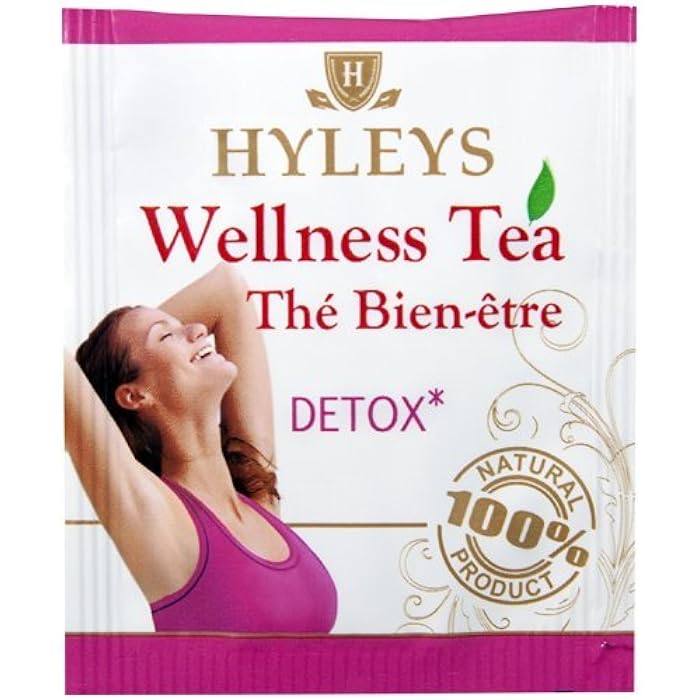 Hyleys Detox Tea for Cleanse – Black Tea with Ginger, Honey & Cinnamon – 25 Tea Bags (1 Pack) – Supports Digestion, Detox & Bloating Relief - Image 3