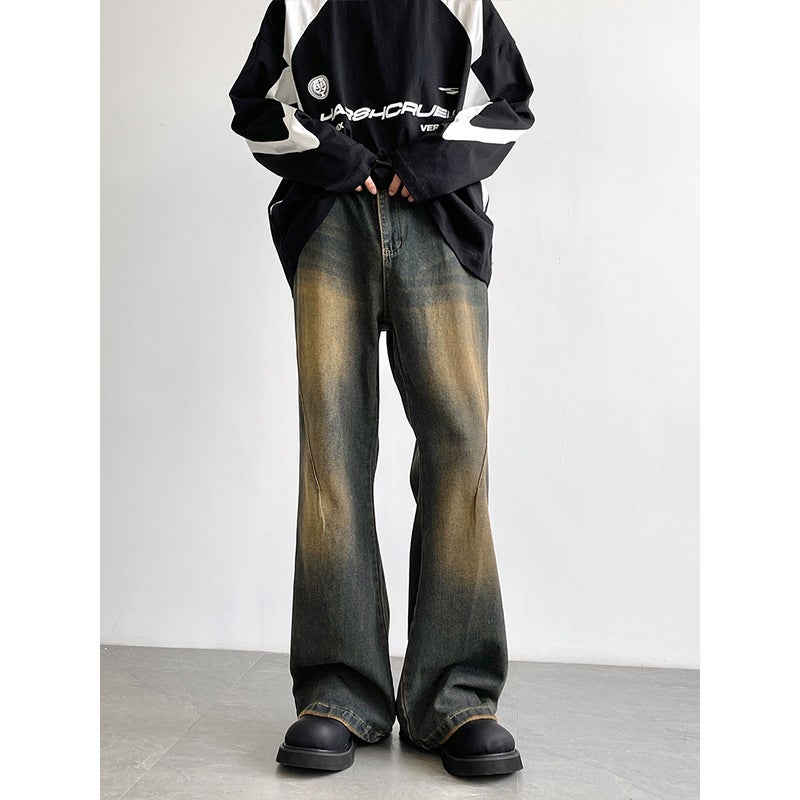 Unisex Classic Denim Jeans Loose Fit Daily Outdoor Wear - Image 4
