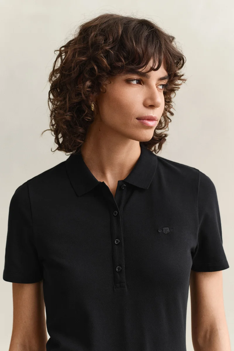 Gant  Slim Shield Short sleeve Pique Polo for Women | Best Price UAE