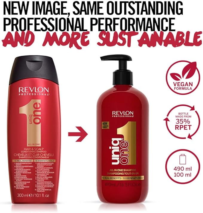 Revlon Professional شامبو ريفلون المحترف يونيك وان لجميع أنواع الشعر 490 مل - Image 3