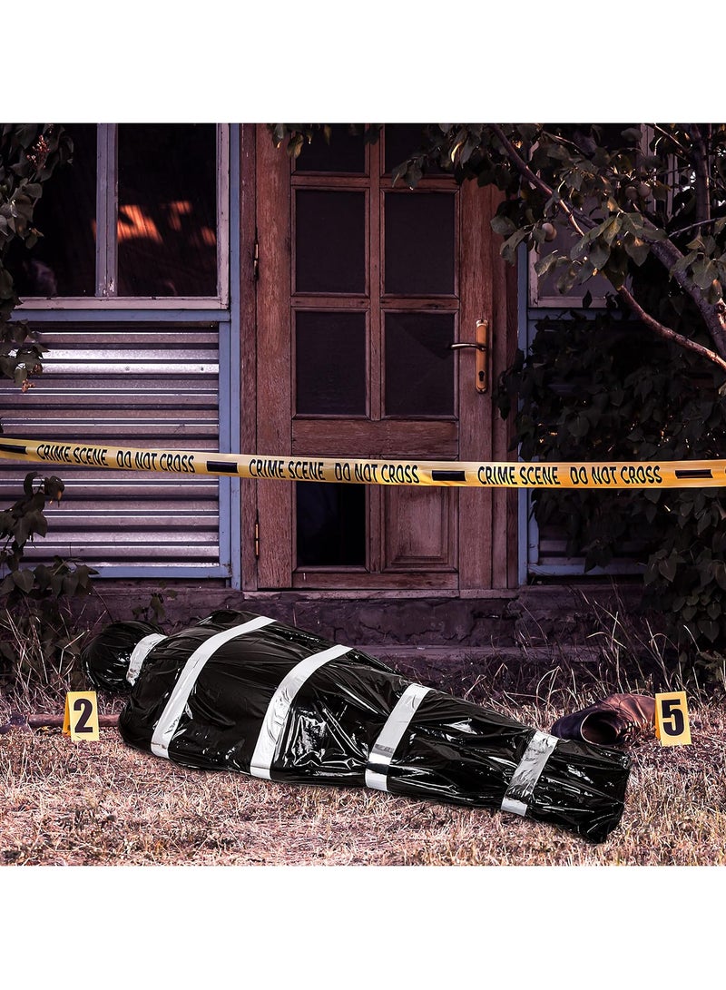 AUTOYSUR Scary Fake Corpse Decorations Dead Victim Props - Scary Fake Corpse in Bag Outdoor Prop Creepy Haunted House Decor - Image 4