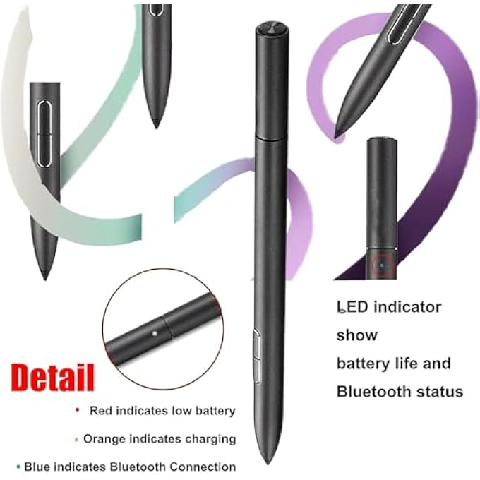 rayihni ACTIVE PEN 2.0 SA203H COMPATIBLE WITH ASUS PEN 2.0 SA203H STYLUS PEN, FOR ASUS ROG Z FLOW 13, ROG FLOW X16, PROART 16/13 ROG ZEPHYRUS DUO 16, ZENBOOK 13/14 FLIP OLED,VIVOBOOK 13 SLATE OLED - Image 3