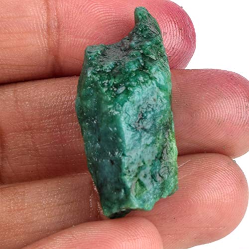 GEMHUB 46 Carat Natural Rough Green Emerald Gemstones for Jewelry Making EGL Certified Beryl Crystals and Healing Stones - Image 3