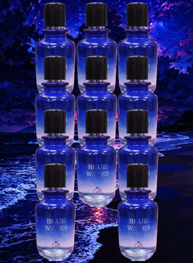 Blue 11 Pieces Blue Waves Perfume 100ML - Image 1