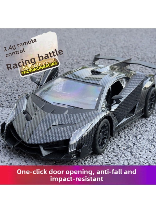 Shake Sound Explosions Remote Control Car Drift Climbing Off-road Vehicle Night Market Stall Supply Children's Toys Gift Box-Color:1:20 Six-way Alloy Excavator (random Color) 6064 - Image 2