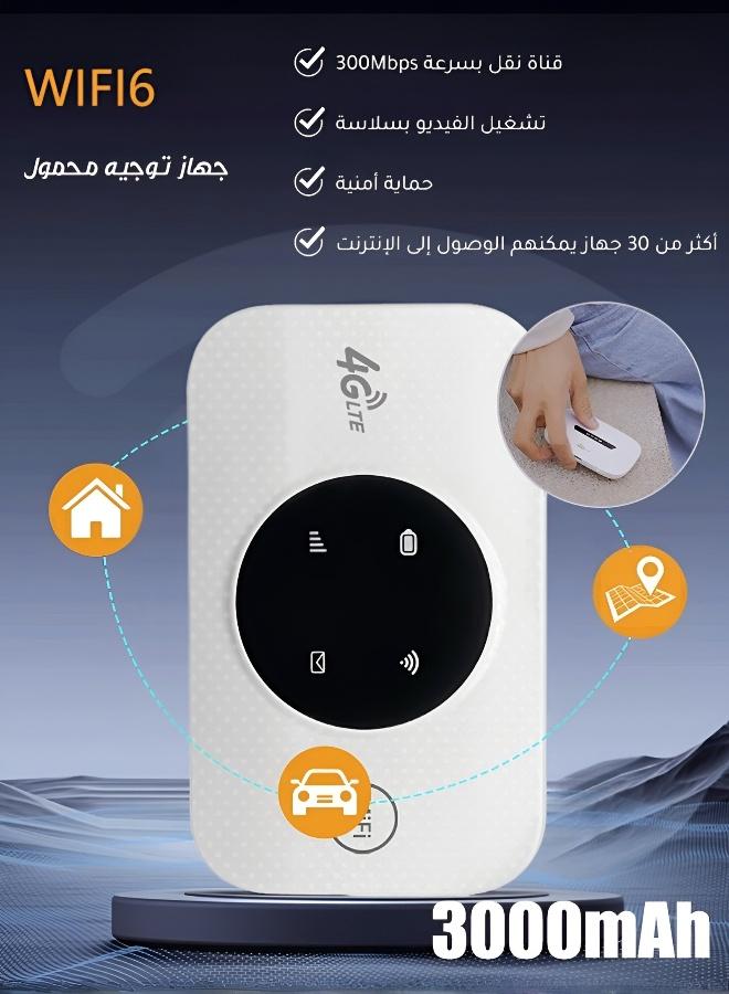 جهاز توجيه لاسلكي محمول بفتحة شريحة SIM وبطارية - Image 2