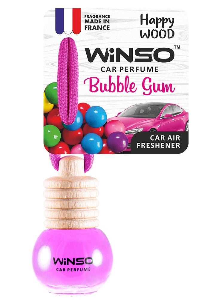 Car Air Freshener Happy Wood Blubble Gum a Fragrance With an exotic and enchanting Aroma. Fragrance is made in France C160 (5.5ml - pzsku/Z33D9E136D1C2BB7F5CA1Z/45/_/1695380098/1f9eb87f-26c4-4e60-ac70-6ae5d3d70922