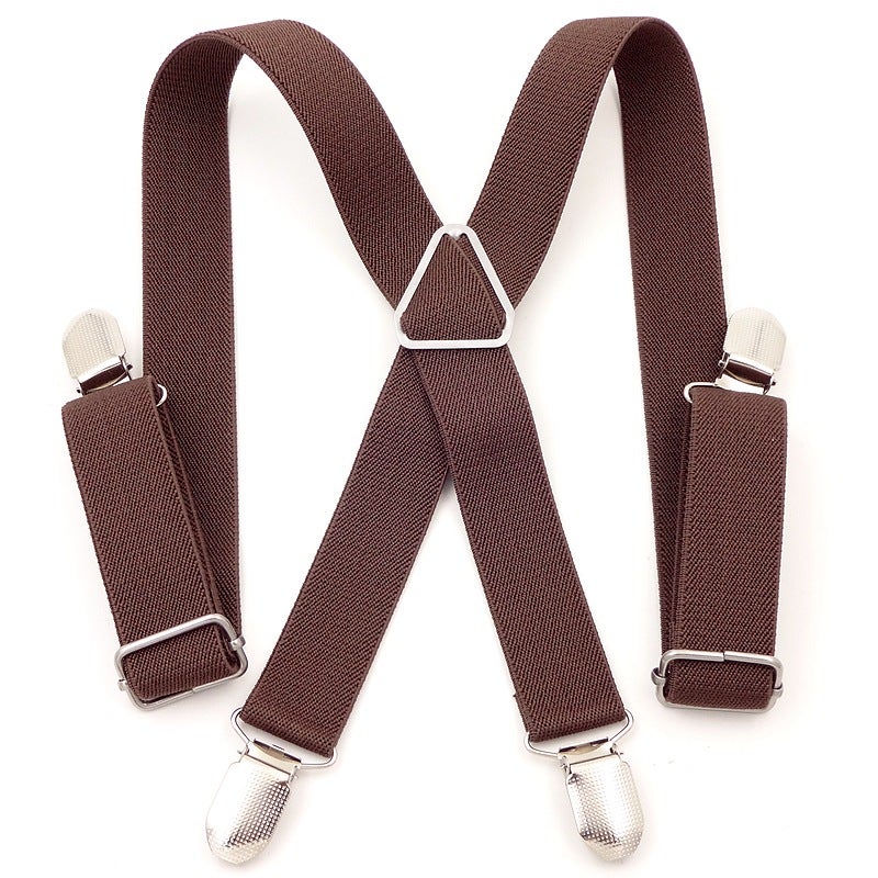 Infants And Young Children Baby Suspender Clip Loose Strap Boys And Girls Children Student Trousers Clip Anti-Drop Pants Four-Clip Suspender Strap - Image 1
