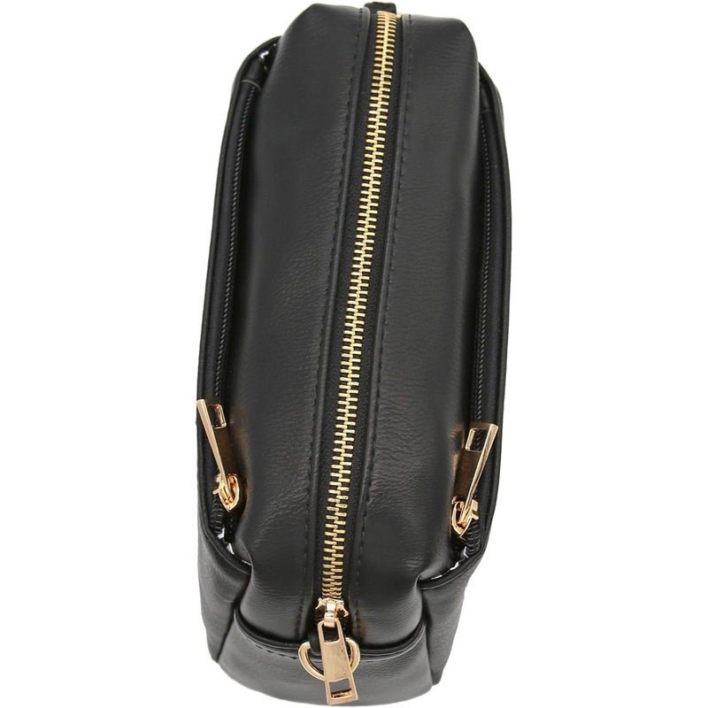Triple Zip Small Crossbody Bag - Image 4