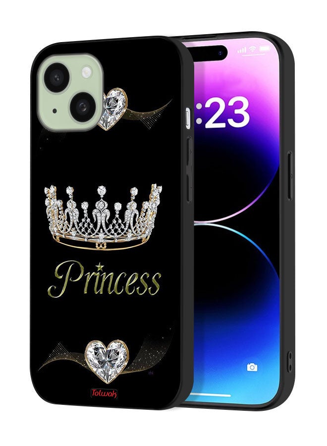 Tolwak Apple iPhone 15 Protective Case Cover Princess - Image 1