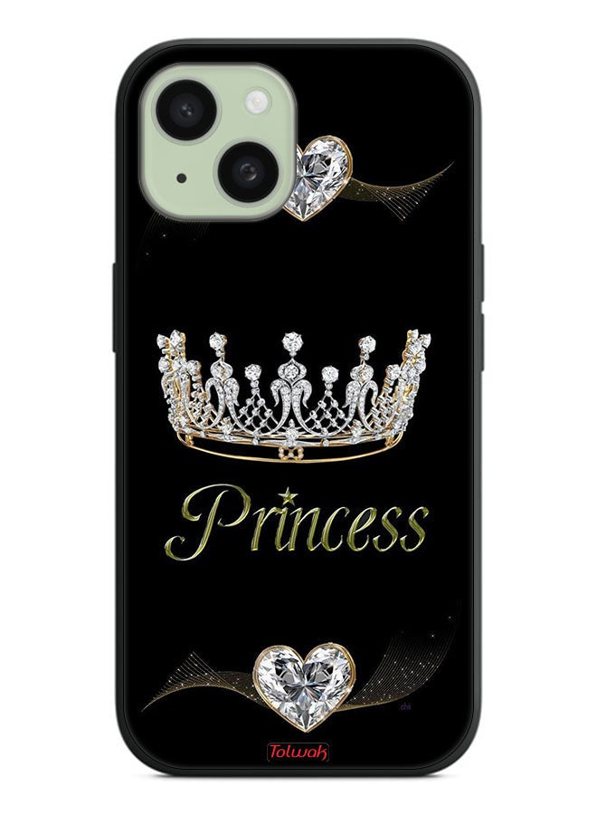 Tolwak Apple iPhone 15 Protective Case Cover Princess - Image 2