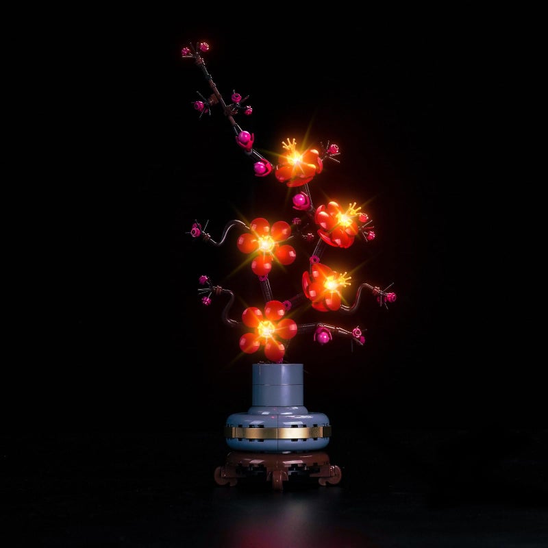 LocoLee LED Light Compatible with Lego 10369 Plum Blossom Flowers No Models Only Light Creative Lighting Set Accessories Compatible with Lego 10369 Botanical Collection Set Simplified Version - Image 3