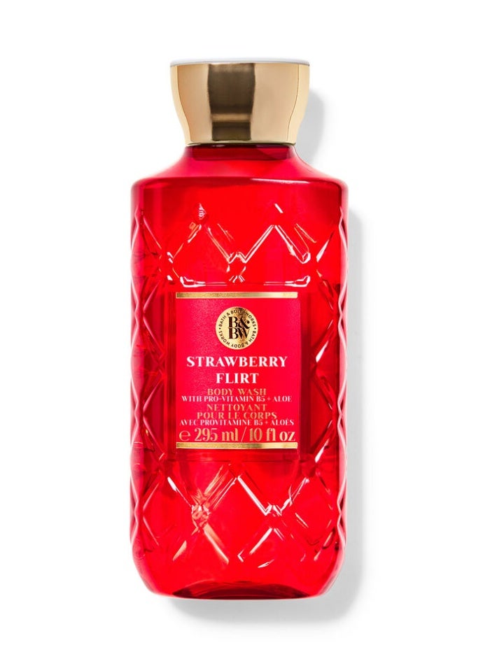 باث آند بودي وركس Strawberry Flirt Body Wash 295ml