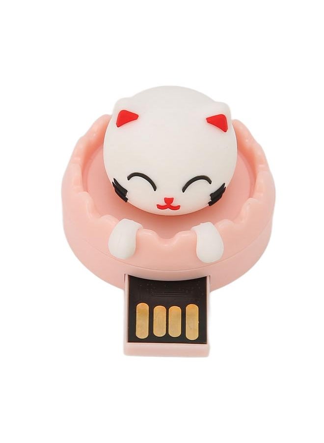 Thoraya Creative cartoon USB rotating USB USB USB cat Xiaomi + ring buckle 16GB  - Image 5