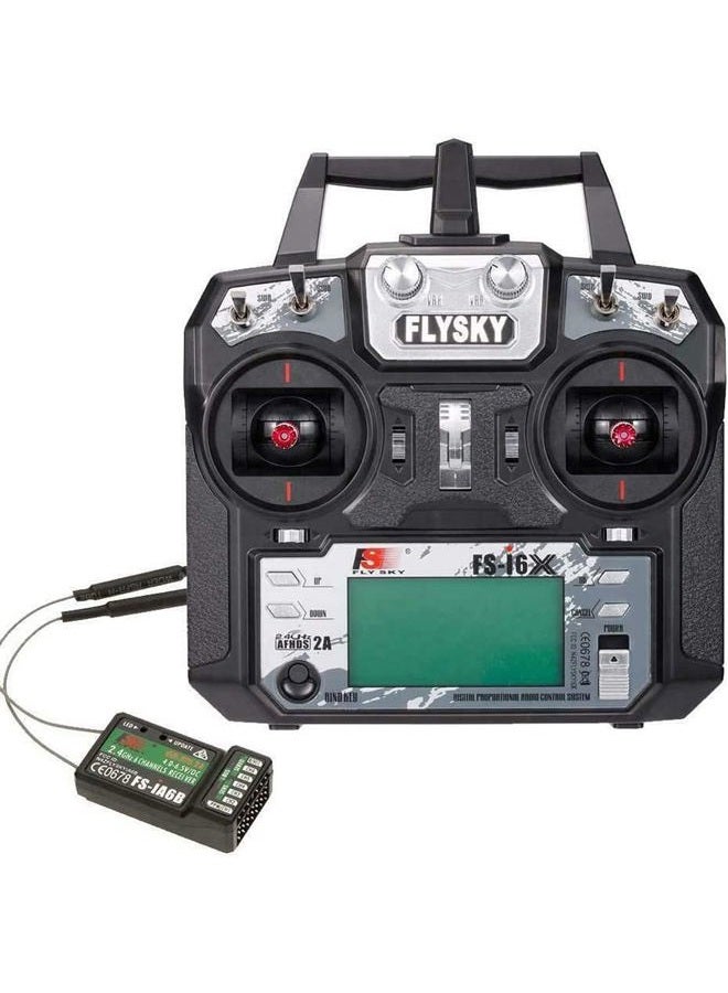 Flysky FS-i6X 10CH 2.4GHz AFHDS RC Transmitter with FS-iA6B Receiver - Image 1