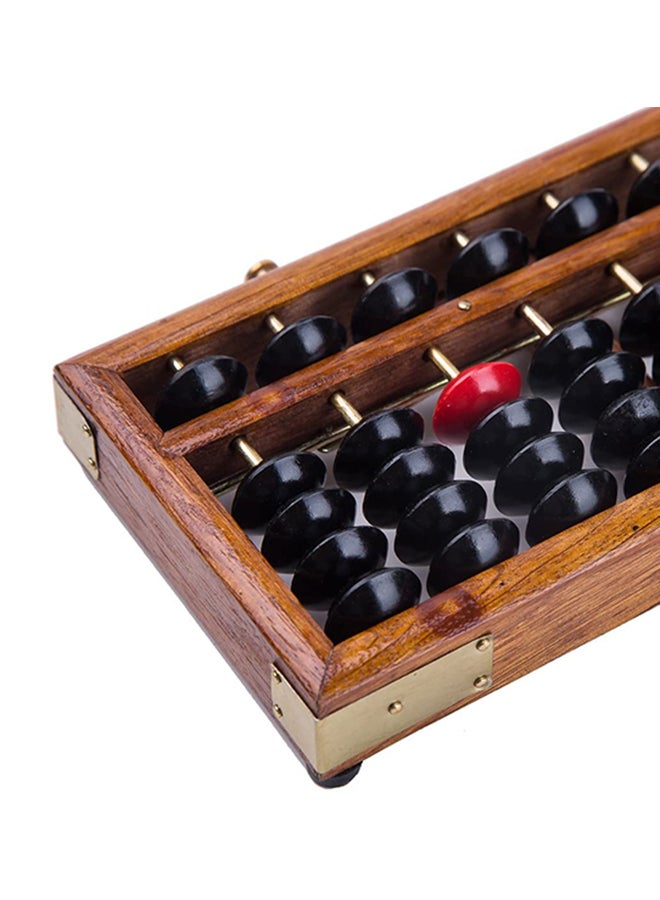 Anti-SkidEducational Mathematical 17 Digit Rod Wooden Abacus Soroban Chinese Counting Tool - Image 4