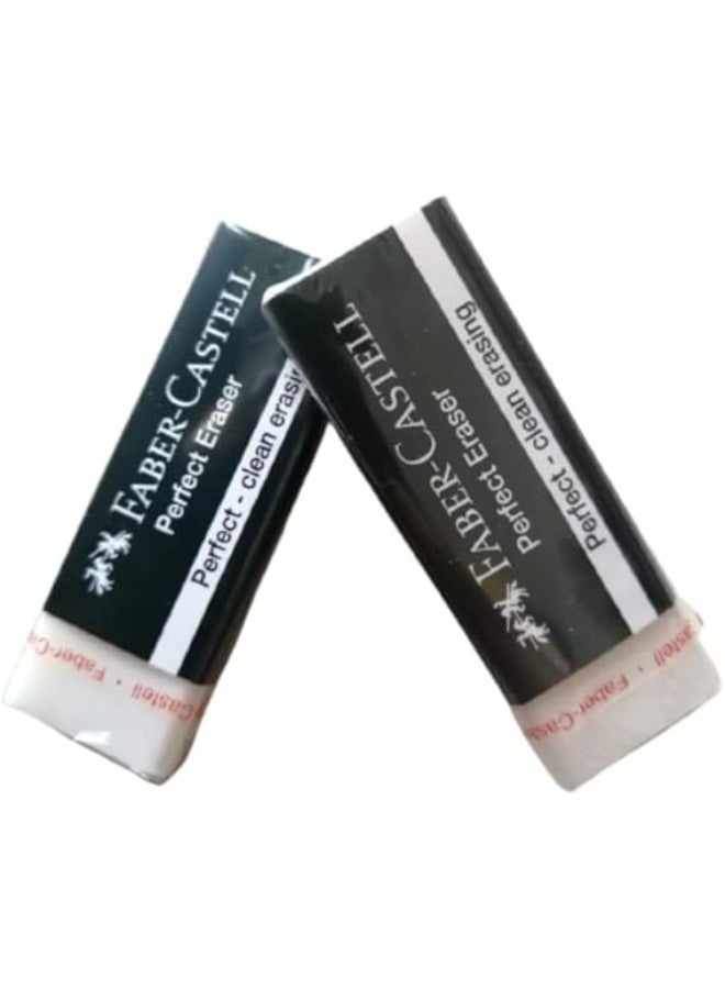 Faber Castle Faber-Castell Extra Soft Large White Pencil Eraser Pack of 5 - Image 2