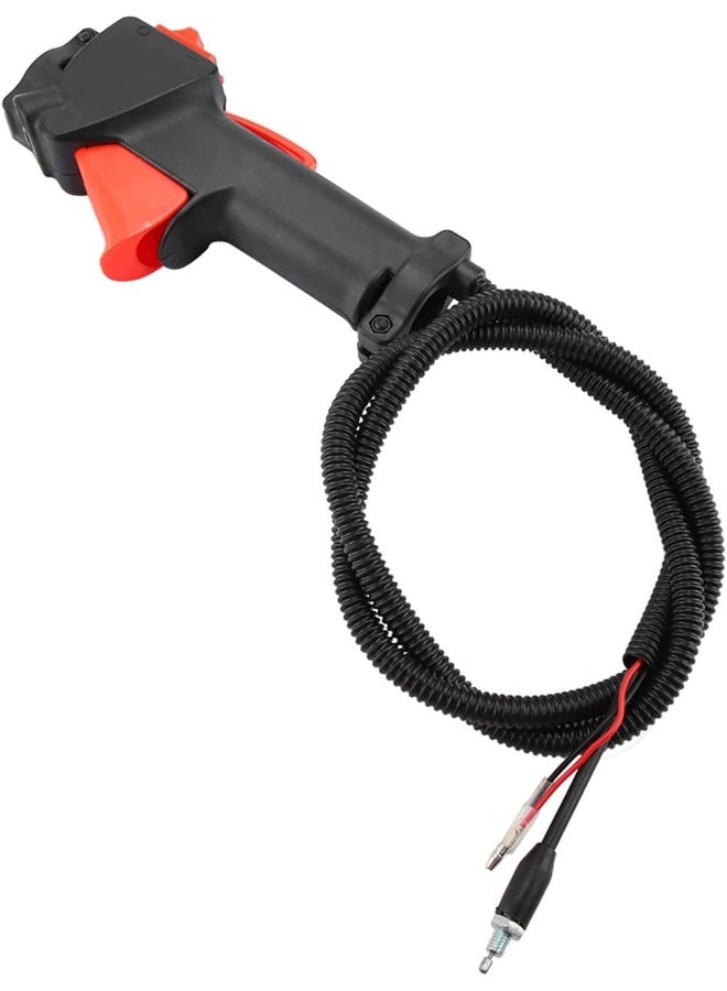 Natudeco Natudeco 26mm Strimmer Handle Switch Lawn Mower Parts Throttle Trigger Handle Switch Cable Brush Cutter Accessories Trimmer Throttle Assembly Tools - Image 1