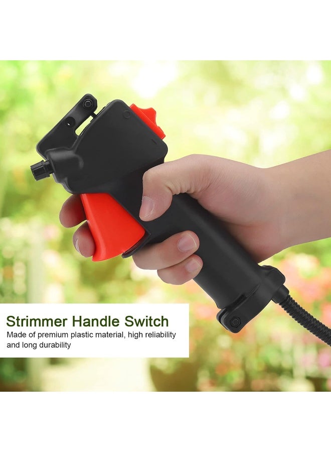 Natudeco Natudeco 26mm Strimmer Handle Switch Lawn Mower Parts Throttle Trigger Handle Switch Cable Brush Cutter Accessories Trimmer Throttle Assembly Tools - Image 5