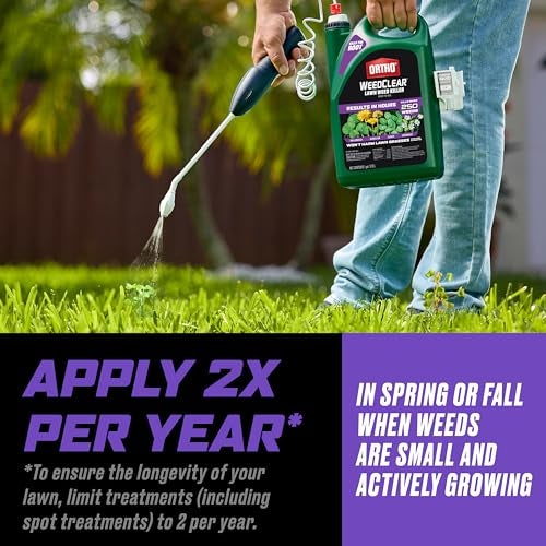 Ortho WeedClear Lawn Weed Killer Ready to Use1 with Comfort Wand - Weed Killer Spray, Kills Dandelion and Clover, For Southern Lawns, 1 gal. - Image 5
