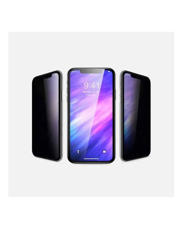 devia Real Series Privacy Twice-Tempered Glass for iPhone 12 Mini (5.4") - Black - Image 2