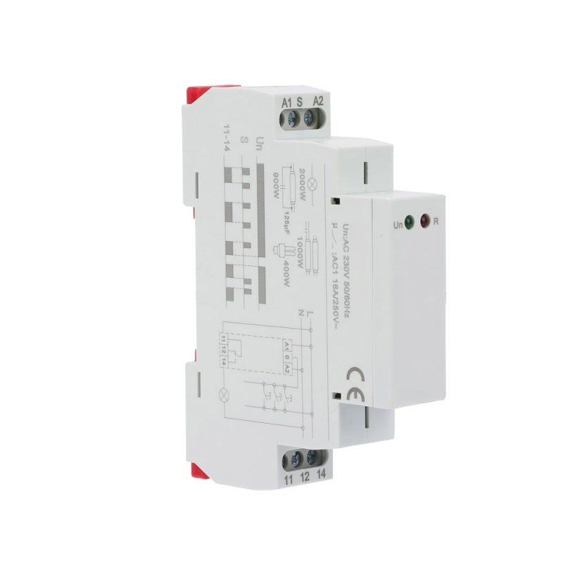 Impulse Relay: 18mm Compact Design - LED Indicators Display Working Status Multi Control Relay for DIN Rail Mounted Industrial & Commercial Control Systems - Image 1