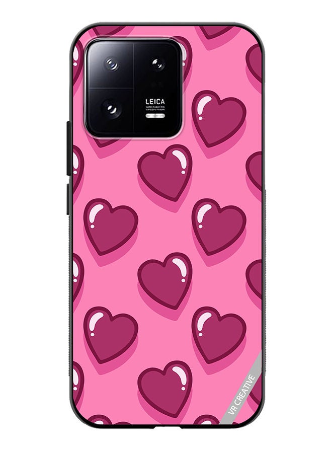 VR CREATIVE Protective Case Cover For Xiaomi 13 Lovely Hearts Design Multicolour - Image 1