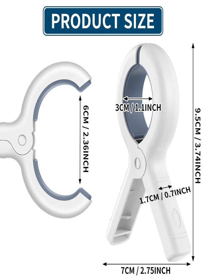 Senbowe 12 Pack Beach Towel Clips, Heavy Duty Plastic Clothes Pins, Windproof Clothes Clips to Dry on Clothesline and Hanging Rack - Image 2